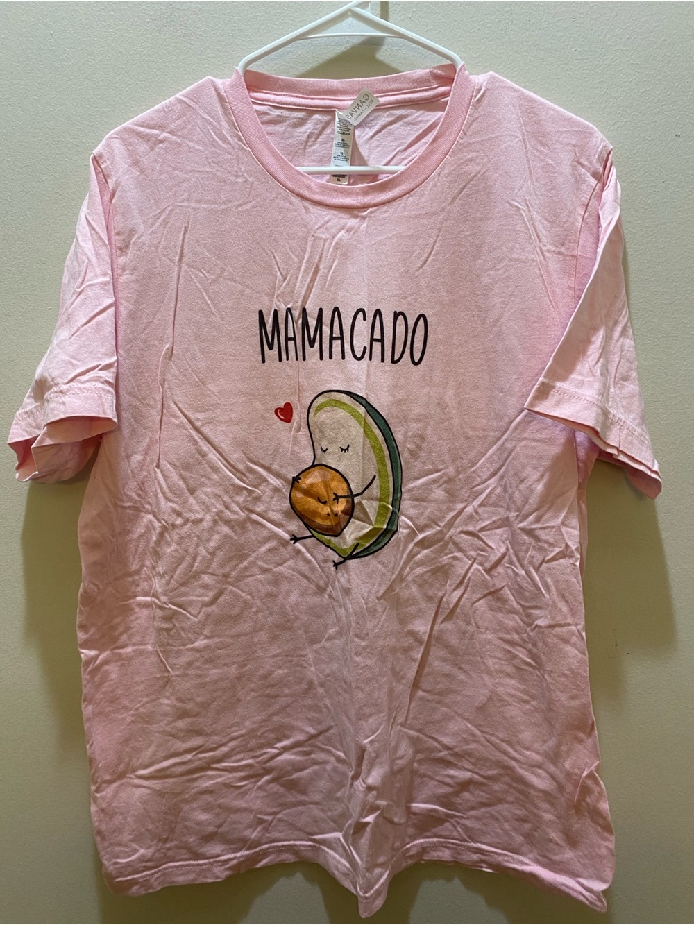 Bella Canvas Pink 'MAMACADO' Avocado Graphic Tee
